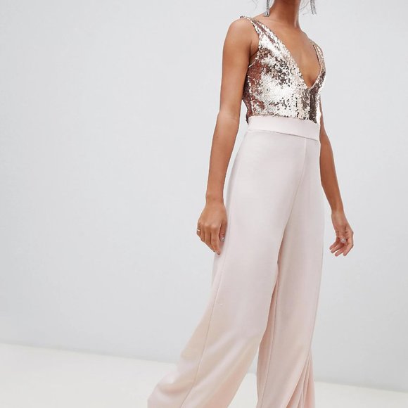 ASOS New Look Sequin Jumpsuit XS - Picture 1 of 4
